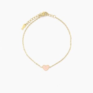 pulsera de acero inoxidable chapada en oro 14k